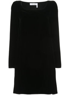 бархатное платье шифт Chloé