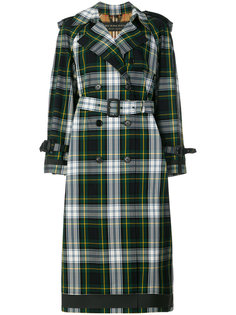 тренч в клетку Burberry