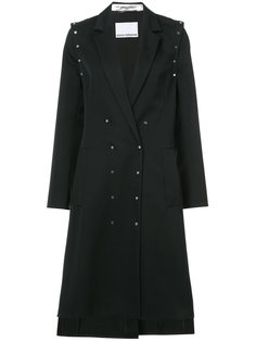 пальто со съемными рукавами на кнопках Paco Rabanne
