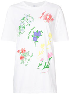 футболка с цветочным принтом  Rosie Assoulin