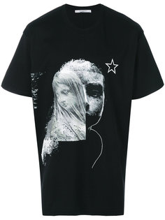 футболка колумбийского кроя с графическим принтом Givenchy