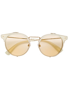 круглые солнцезащитные очки с затемненными линзами Valentino Eyewear