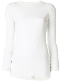 прозрачный топ с длинными рукавами Rick Owens