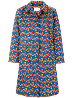 пальто с рисунком в виде куриц La Doublej