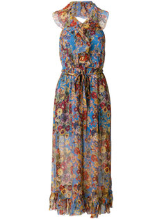 длинное платье с цветочным принтом Zimmermann