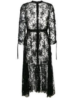 прозрачное многослойное платье  Alexander McQueen