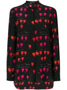 блузка с графическим принтом Alexander McQueen