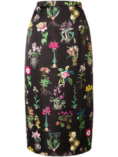 юбка-миди с цветочным принтом Nº21
