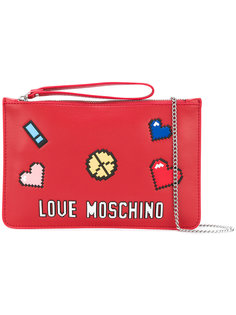 клатч Love Pixel Love Moschino