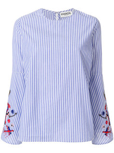 блузка в полоску с вышивкой Essentiel Antwerp