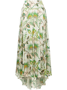пышная юбка с тропическим принтом Adriana Iglesias