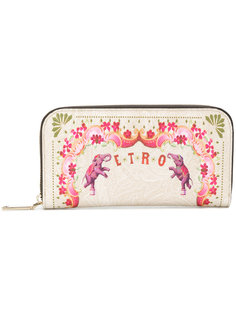 кошелек с принтом Circus Etro