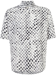 рубашка в клетку  Saint Laurent