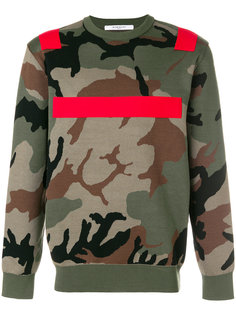 свитер с камуфляжным принтом  Givenchy