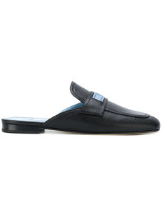 слиперы с логотипом Prada