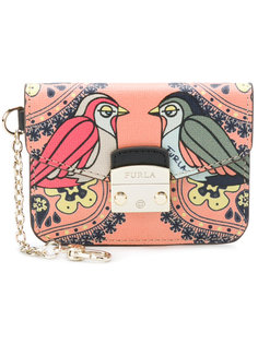 кошелек для монет с принтом птиц Furla