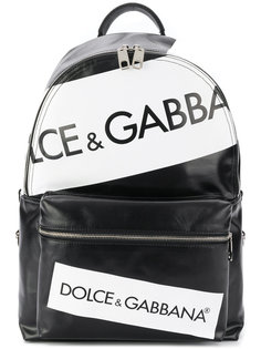 рюкзак с принтом логотипа Dolce & Gabbana