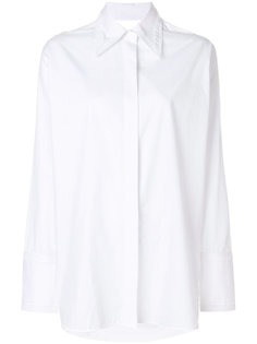 рубашка с вырезными деталями Helmut Lang