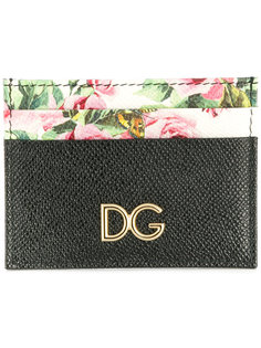 визитница с бляшкой с логотипом  Dolce & Gabbana