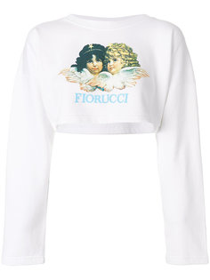 укороченная толстовка с логотипом  Fiorucci