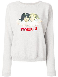 толстовка с принтом-логотипом  Fiorucci