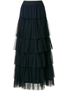 длинная юбка с рюшами Twin-Set