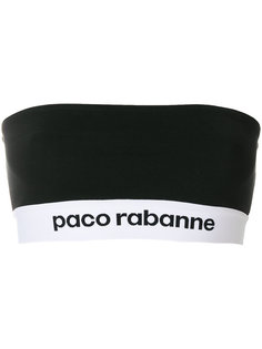 топ-бандо с логотипом  Paco Rabanne