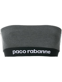 топ-бандо с логотипом  Paco Rabanne