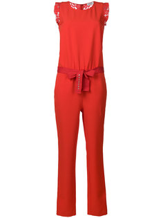 комбинезон с кружевом и поясом Liu Jo