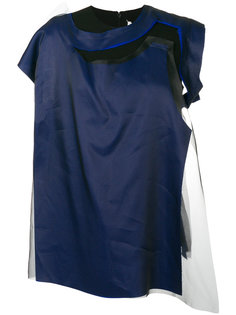 асимметричная блузка с драпировкой Maison Margiela