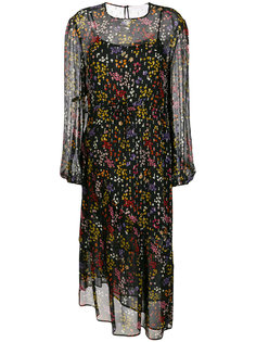 прозрачное платье с цветочным принтом See By Chloé