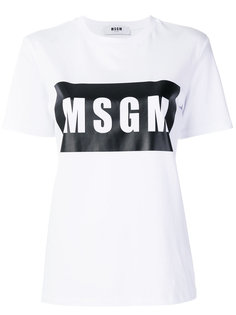 футболка с принтом MSGM