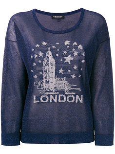свитер с вышивкой London  Twin-Set