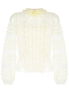 блузка с кружевной отделкой Red Valentino