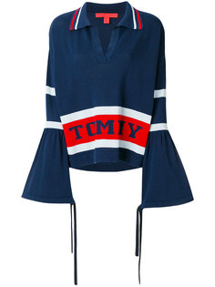 джемпер с расклешенными рукавами Hilfiger Collection