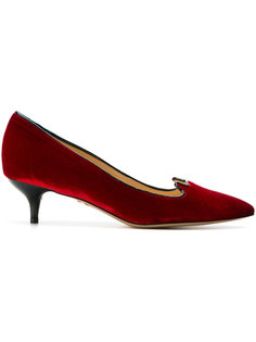туфли-лодочки на каблуке-рюмочка Charlotte Olympia