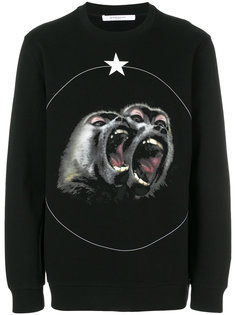 толстовка с принтом Monkey Brothers Givenchy