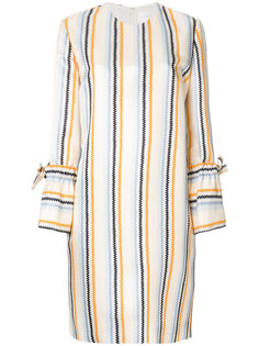 платье-шифт с рисунком "зигзаг" Victoria Victoria Beckham
