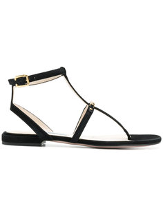 сандалии с Т-образным ремешком Prada