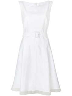 плиссированное платье с поясом Marc Jacobs