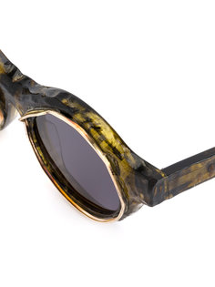 солнцезащитные очки в круглой оправе Kuboraum