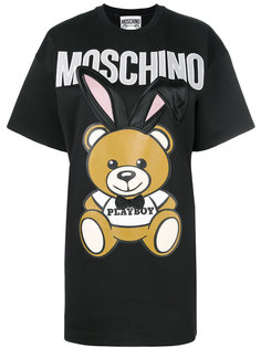 платье-футболка Playboy toy Moschino