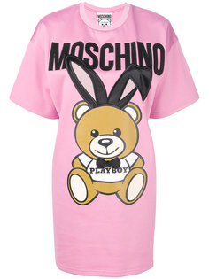 платье-футболка Playboy toy Moschino