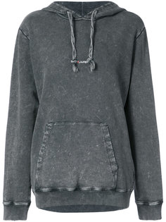 толстовка с длинными рукавами и капюшоном  Saint Laurent