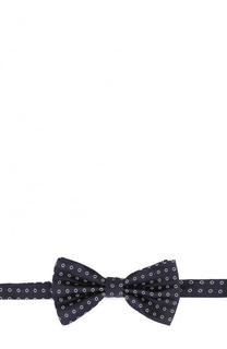 Шелковый галстук-бабочка с узором Canali