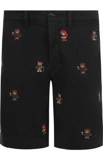 Хлопковые бермуды с карманами Polo Ralph Lauren