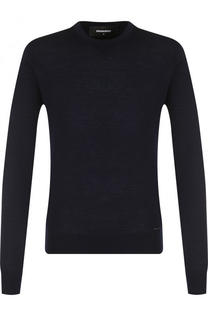 Джемпер из шерсти тонкой вязки Dsquared2