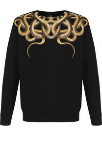 Хлопковый свитшот с принтом Marcelo Burlon