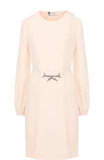 Приталенное платье-миди с длинным рукавом Lanvin