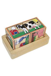Звуковые пазлы Кубики Ферма MELISSA&DOUG Melissa&Doug